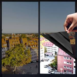 lot 224 image: XIAWEI One Way Window Privacy Film with Tools, 17.5In�6.5Ft, Cosmic Black
