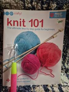 lot 235 image: Go Crafty Knit 101 The Ultimate Step-by-Step Guide for Beginners
