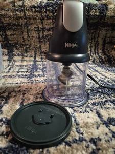 lot 259 image: Ninja Food Processor Chopper with Measuring Marks