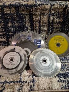 lot 313 image: Saw Blades Lot Circular Plywood Standard Wood Cutting 5 Pieces