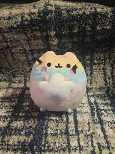 lot 406 image: Gund Pusheen Plush Toy Character Rainbow Ombre Pastel Colors