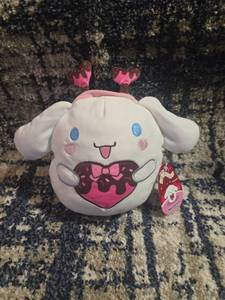 lot 412 image: Squishmallows Original Cinnamoroll Hello Kitty and Friends Plush