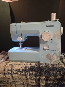 lot 415 image: Brother LX3817A Blue Sewing Machine