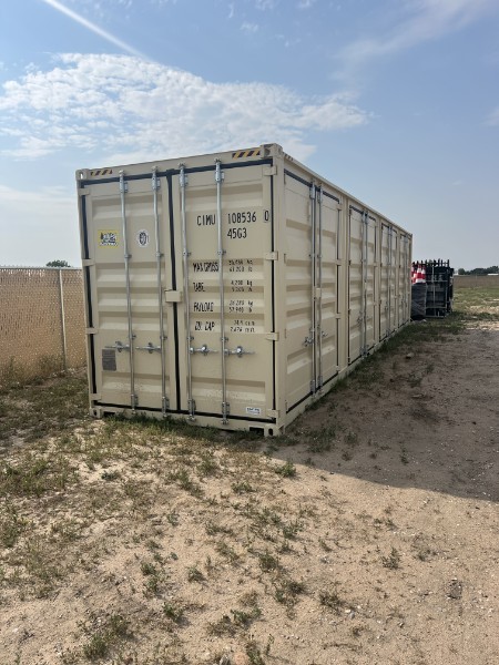 lot 30 image: 40 One-Trip Shipping Container - Secure Storage  Conex - Four Side Doors