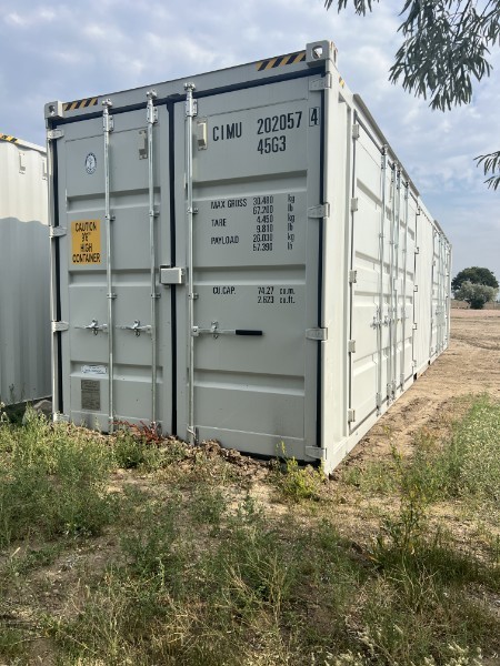 lot 32 image: 40 One-Trip Shipping Container - Secure Storage  Conex - Two Side Doors