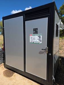 lot 6581 image: KJ Heavy-Duty Portable Restroom K1522