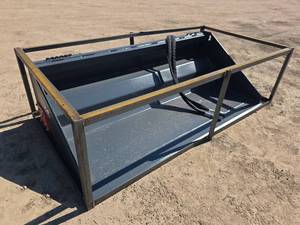 lot 6644 image: Handi Skid Steer Land Tiller Bucket HNHB72 78in Cutting Width 0.63m�