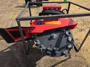 lot 6753 image: Raytree RTSG30 30-Inch Transverse Stump Grinder Attachment