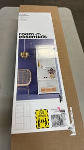 lot 2008 image: Room Essentials 5-Shelf Bookcase White 71 x 24 x 29 in