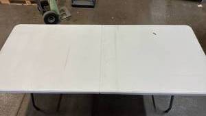 lot 2027 image: Parkform 6 Bi-Fold Durable Sturdy Multi-Use Table Item 29821B