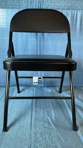 lot 2051 image: Peakform Vinyl Padded Folding Chair 18.3L x 29.6H x 19.7D