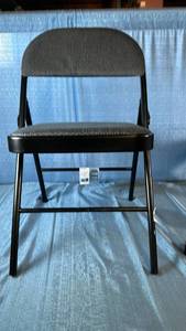 lot 2054 image: Peakform Fabric Padded Folding Chair 18.3 W x 29.6 H x 19.7 D