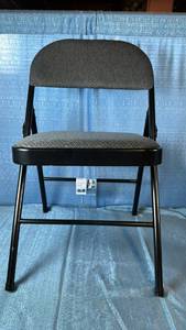 lot 2055 image: Peakform Fabric Padded Folding Chair 18.3in W x 29.6in H x 19.7in D