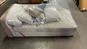 lot 3055 image: Milan Sand Sofa Chaise