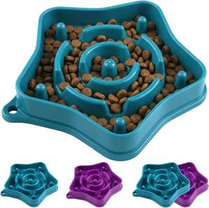 lot 142297 image: Pet Slow Feeder Bowl for Small Dogs, Puzzle Feeder for Petite Dogs, Anti-Choking, Slow Eating, 350ML Capacity, BPA-Free, Small Size