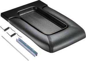lot 142321 image: SPEEDWOW Center Console Lid Replacement Kit Fit for 2001-2007 Silverado, Avalanche, Suburban, Sierra, Yukon OEM19127364, 19127365, 19127366, 924-811 (Dark Gray)