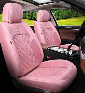 lot 242201 image: Retails for $150 MM01 Seat Covers 5-Seater Full Set Suitable for Most Cars,Cars,SUV, Pickup Ttrucks, Airbags CompatibleCar Seat Cushion Protectors (Pink)