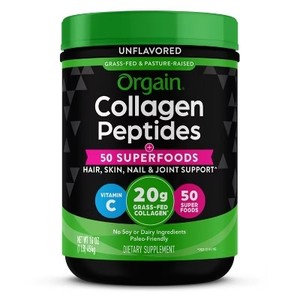lot 242205 image: Orgain Collagen Peptides 50 Superfoods Powder - 16oz