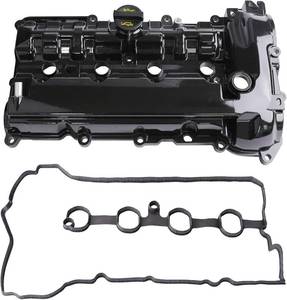 lot 242211 image: Upgraded Aluminum Engine Valve Cover Compatible with 2014-2018 Mazda 3 2014-2020 6 2020 CX-30 2014-2017 CX-5 2.5L Replace PY3K10210 PY0110210A
