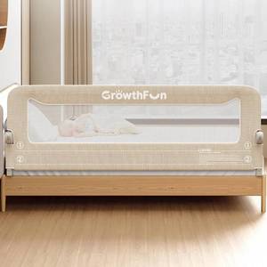 lot 242213 image: Foldable Bed Rail for Toddlers, 71in Reinforced Carbon Steel Frame&Connectors, Breathable Cationic Fabric, Safety Toddler Bed Rails for Queen, King, Twin, Full, No-Tool Setup.