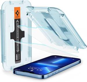 lot 342248 image: Spigen GlasTR EZ FIT Screen Protector for iPhone 14 Plus13 Pro Max