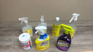 lot 595 image: Cleaning Supplies Lot - Kaboom, Lysol, and more