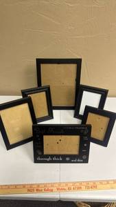 lot 635 image: Black Photo Frames including a Best Friends themed one