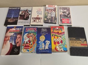 lot 315 image: VHS Video Tape Lot 9 Movies including Independence Day, Forrest Gump, Abbott Costello