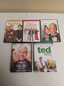 lot 318 image: Comedy DVD Lot 5 Movies - Meet the Parents, Father of the Bride Ted, Ted