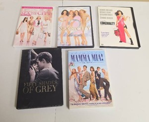 lot 319 image: DVD Movie Lot - Sex and the City, Fifty Shades of Grey, Miss Congeniality and Mamma Mia