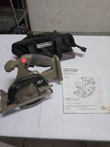 lot 815 image: Craftsman 5-12 in. 18 Volt Cordless Trim Saw Model 315.114232 - untested, no battery included