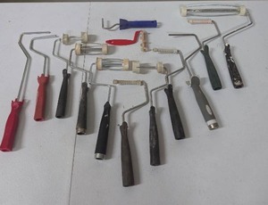 lot 853 image: Paint Roller Frames and Tools Lot - Multiple Sizes and Styles