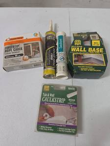 lot 861 image: Caulk & Sealant Lot - Caulk Striping, Wall Base, and Sealants