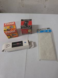 lot 892 image: Automotive Filters & Parts Lot Fram PH2, MicroGard MGL51372, OX Pro Series OX-P141201 filter, Ultra-Power Part O2 Sensor (for a BMW)