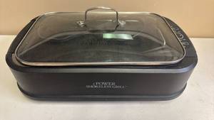 lot 447 image: Power Smokeless Grill Indoor Electric Griddle