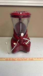 lot 448 image: Back to Basics Smoothie Elite Blender Red