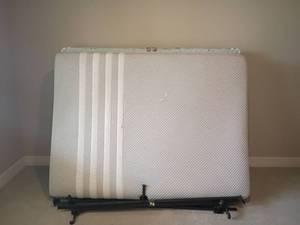 lot 917 image: Queen Sized Mattress, Box Springs and Railing