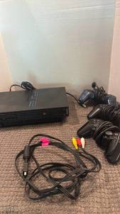 lot 1103 image: Sony PlayStation 2 Console with 3 Controllers and Cables