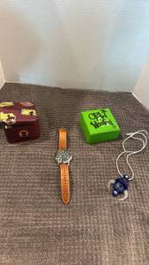 lot 1114 image: Fossil watch and more
