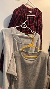lot 1206 image: Womens Clothing Lot 3 Pieces long and short sleeve size m and s