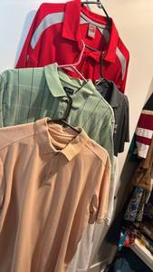 lot 1235 image: Mens short sleeve collared shirts size l