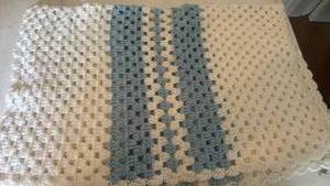 lot 1269 image: Crocheted baby sized blanket