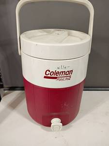 lot 2004 image: Coleman Water Jug