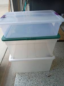 lot 2029 image: Various Sizes Storage Totes