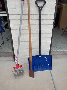 lot 2032 image: New Corona Disk Cultivator, Snow Shovel and Scraper