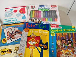 lot 2114 image: Kwik Stik Tempera Paint, Sketch Paper and More