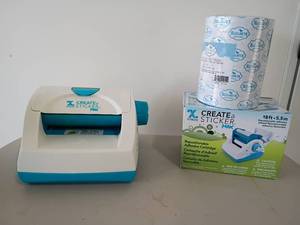 lot 2127 image: Create a Sticker Max Machine with Adhesive Rolls