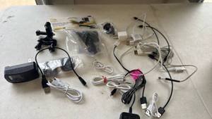 lot 2319 image: Go pro car mount, phone chargers and more