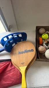 lot 2330 image: Prokick Paddles, baseballs and more