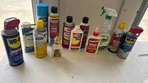 lot 2339 image: Lot Automotive and Shop Maintenance Products WD-40 CRC Gumout Titebond